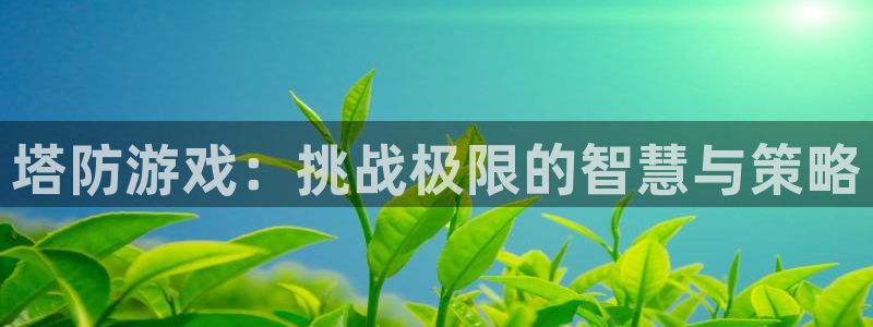 m6米乐到账快吗：塔防游戏：挑战极限的智慧与策略